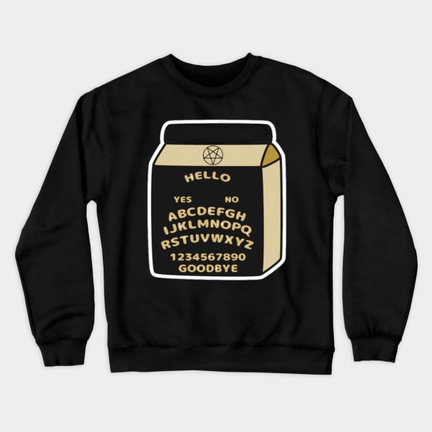 ouija milk Crewneck Sweatshirt by WitchyAesthetics